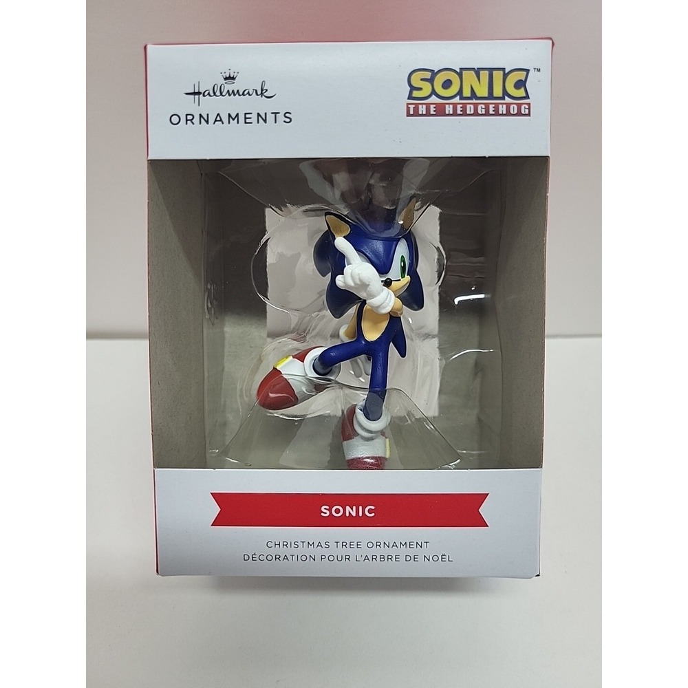 Hallmark Red Box Christmas‎ Tree Ornament SONIC The Hedgehog Video Game Sega